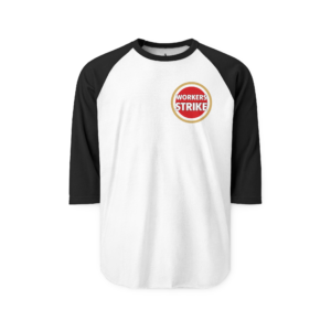 Workers Strike, Lucky Strike baseball shirt
