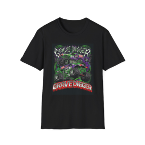 Grave Digger Monster Truck T-Shirt Vintage Design