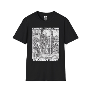 Cancel Your Own Student Debt - Guillotine T-Shirt