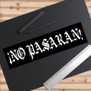No Pasaran - Vinyl Car Decal