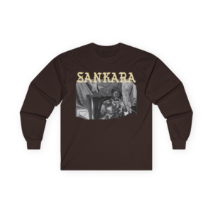 African Marxist Revolutionary Thomas Sankara - Cotton Longsleeve Shirt