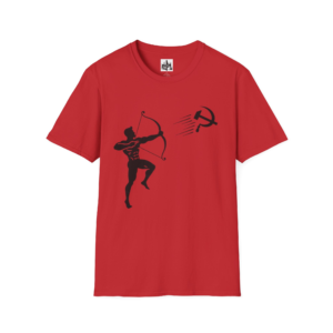 Archer Shooting a Hammer & Sickle, Communist Unisex T-Shirt