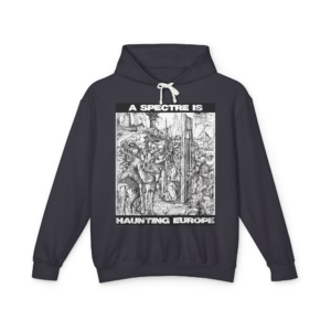 A Spectre is Haunting Europe - Guillotine - Unisex Lightweight Hoodie