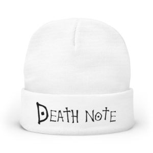 Death Note Manga embroidered Knit Beanie
